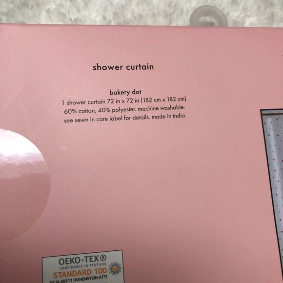Kate Spade Bakery Dot Shower Curtain - Picture 4 of 4